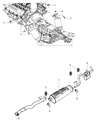 Ram Dakota Catalytic Converter Diagram - 68078276AA