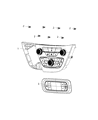 Chrysler Pacifica A/C Switch Diagram - 68223336AF