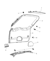 2011 Dodge Durango Dome Light Diagram - 5023881AD