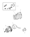 Dodge Neon A/C Compressor Diagram - R5058163AD