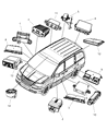 Jeep Commander Yaw Sensor Diagram - 56029483AA