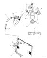 1997 Jeep Wrangler A/C Hose Diagram - 55036299