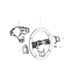 2013 Chrysler 300 Steering Wheel Diagram - 1XU931X9AA