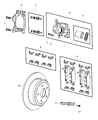2008 Dodge Nitro Brake Disc Diagram - 52129250AA