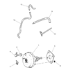 Dodge Neon Brake Booster Vacuum Hose Diagram - 5273135AB