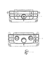 2012 Jeep Grand Cherokee A/C Switch Diagram - 68111110AO