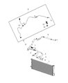 Jeep A/C Hose Diagram - 68323467AA