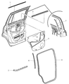 Chrysler Aspen Door Seal Diagram - 55364627AA