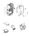 Dodge Dart Air Bag Control Module Diagram - 68207821AA