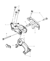 Chrysler Transmission Mount Diagram - 4880604AA