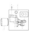 2008 Dodge Grand Caravan Oil Filter Housing Diagram - 4892314AA