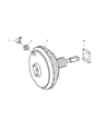Dodge Sprinter 3500 Brake Booster Diagram - 5119372AA
