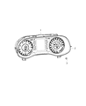 Chrysler 200 Instrument Cluster Diagram - 68243169AA