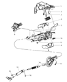 Dodge Ram 1500 Steering Column Diagram - 5057512AB