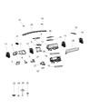 Ram Glove Box Diagram - 6YK12RN8AA