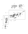 Ram Steering Column Diagram - 6PL121N8AF