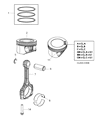 Jeep Renegade Piston Ring Set Diagram - 68440254AA