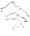 Jeep Compass Power Steering Hose Diagram - 5105788AM