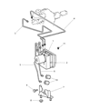 Chrysler Crossfire ABS Control Module Diagram - 5161125AB