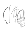 Ram ProMaster 2500 Window Run Diagram - 68134039AA
