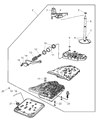 Chrysler PT Cruiser Valve Body Diagram - 5137566AA
