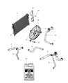 Dodge Journey Engine Cooling Fan Diagram - 68038247AA