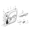 Dodge Armrest Diagram - 5LE451VXAC