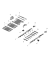 Ram ProMaster 3500 Axle Beam Diagram - 68134642AA