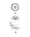 Jeep Spare Wheel Diagram - 4726602AA