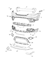 2020 Dodge Journey Bumper Diagram - 5QZ97TZZAC