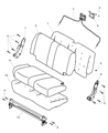 2006 Jeep Wrangler Seat Cushion Diagram - 1EE821J3AA