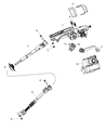 Jeep Wrangler Steering Column Diagram - 5057484AK