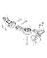 Chrysler 200 Engine Mount Diagram - 5147257AD