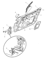 Dodge Viper Door Hinge Diagram - 4865462AC