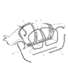 Dodge Intrepid Door Seal Diagram - UP90XXXAA