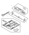 Chrysler PT Cruiser Floor Pan Diagram - 5179454AB