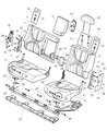 2000 Dodge Durango Cup Holder Diagram - SW151AZAA