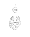 2020 Jeep Compass Wheel Cover Diagram - 5VL55RXFAA
