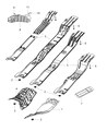 2012 Ram 2500 Exhaust Heat Shield Diagram - 68065530AC