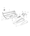 Dodge Viper Armrest Diagram - 5QZ10DX9AA