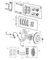 Jeep Brake Dust Shield Diagram - 5181632AB