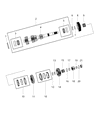 Dodge Viper Transfer Case Shim Diagram - 68207646AA