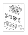 1998 Jeep Cherokee Instrument Cluster Diagram - 56009727AC