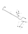 Dodge Challenger Sway Bar Bushing Diagram - 68236943AA