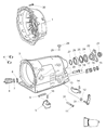 2009 Dodge Sprinter 3500 Automatic Transmission Output Shaft Seal Diagram - 52108428AA