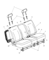 2007 Chrysler Pacifica Seat Cushion Diagram - 68002370AA