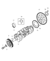 Dodge Journey Crankshaft Diagram - 4884563AD