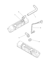 2002 Dodge Ram 3500 PCV Valve Hose Diagram - 53041044