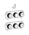 Ram ProMaster 3500 A/C Switch Diagram - 5NC23DX9AC