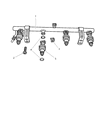 Chrysler Cirrus Fuel Injector Diagram - 4669938